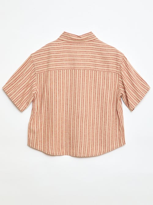 Camicia oversize a righe - Kiabi Camicia oversize a righe - Kiabi