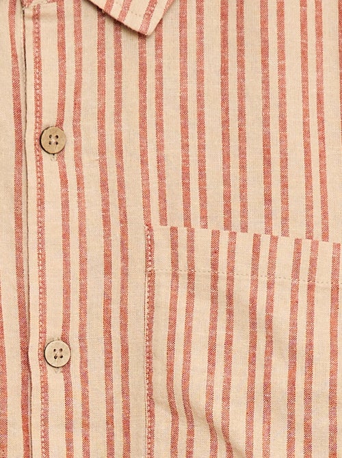 Camicia oversize a righe - Kiabi Camicia oversize a righe - Kiabi