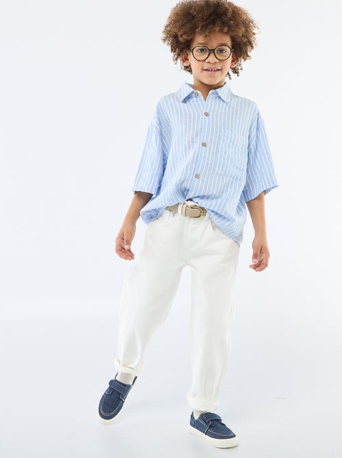 Camicia oversize a righe - Kiabi Camicia oversize a righe - Kiabi