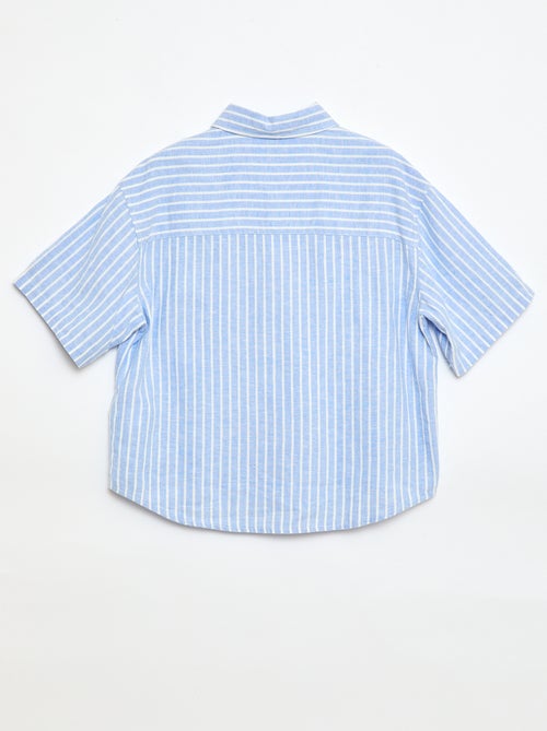 Camicia oversize a righe - Kiabi Camicia oversize a righe - Kiabi