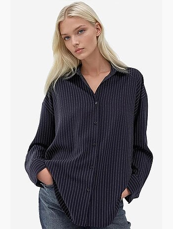 Camicia oversize a righe hiccup