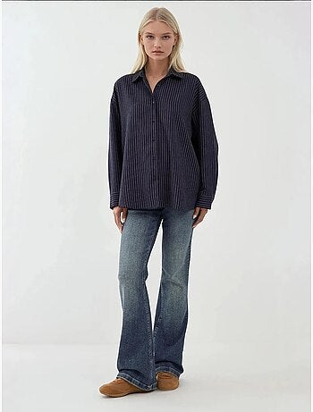 Camicia oversize a righe hiccup