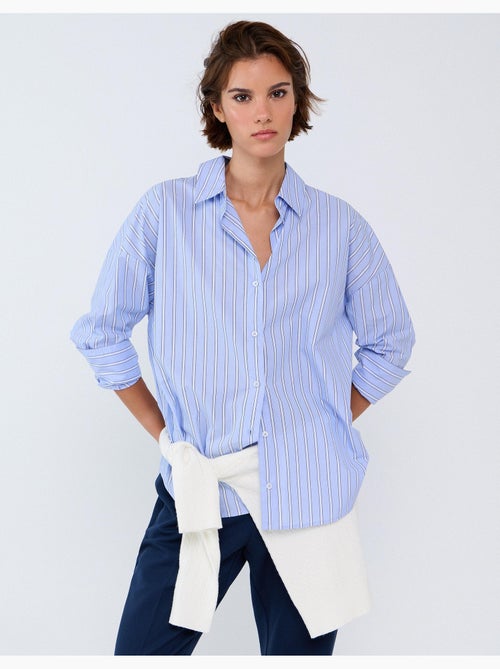 Camicia oversize a righe, mo fashion - Kiabi