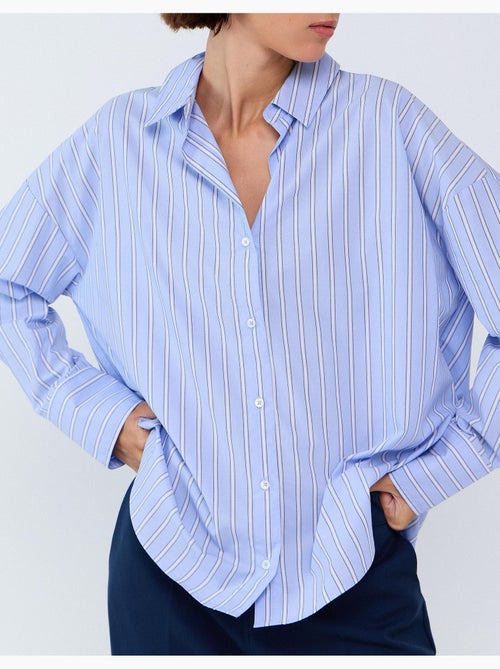 Camicia oversize a righe, mo fashion - Kiabi