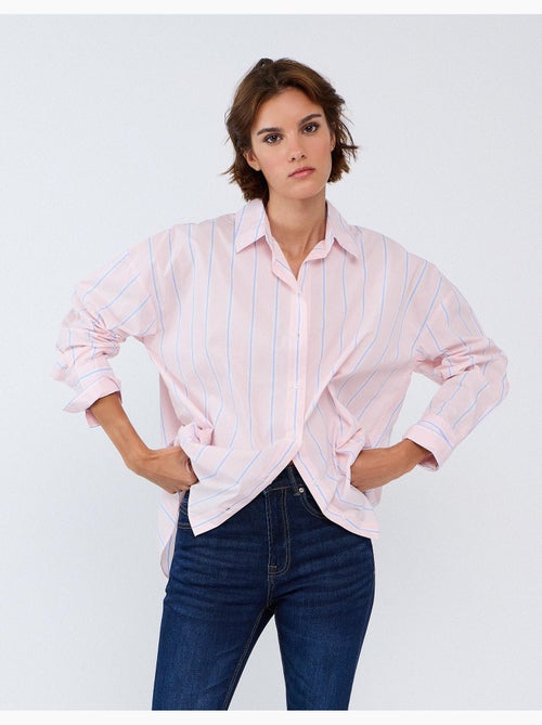 Camicia oversize a righe, mo fashion - Kiabi