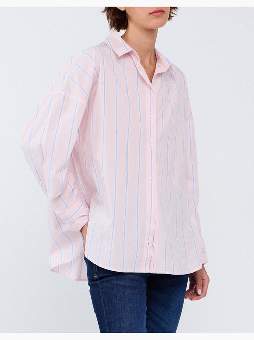 Camicia oversize a righe, mo fashion - Kiabi