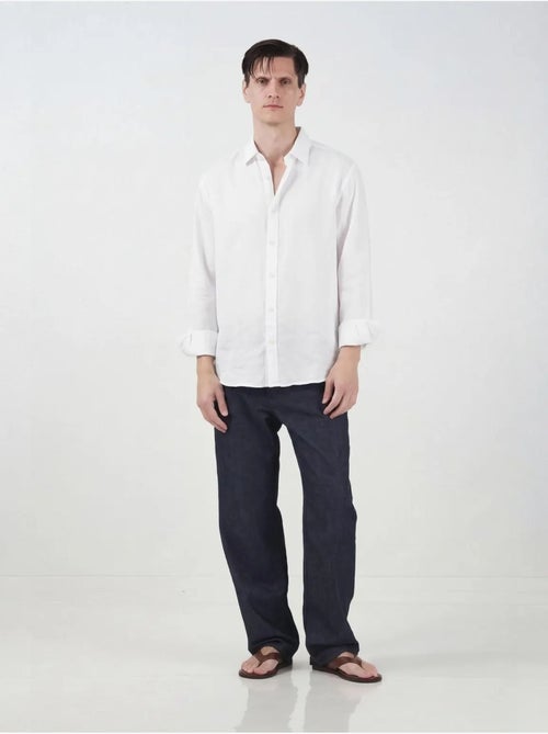 Camicia oversize abbottonata con colletto a camicia giesto - Kiabi Camicia oversize abbottonata con colletto a camicia giesto - Kiabi