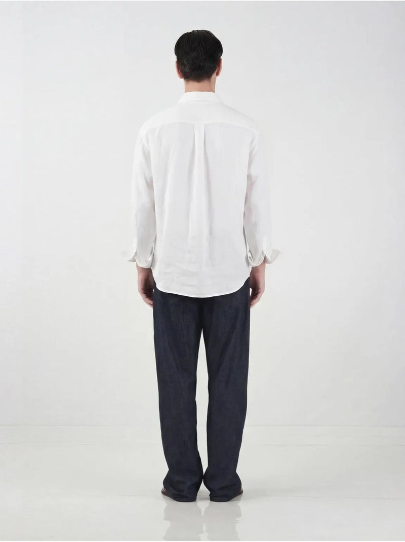 Camicia oversize abbottonata con colletto a camicia giesto Bianco - Kiabi