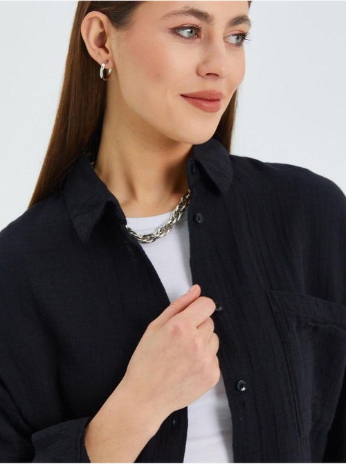 Camicia oversize con dettaglio tasca mixray - Kiabi