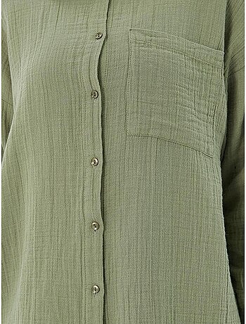 Camicia oversize con dettaglio tasca mixray