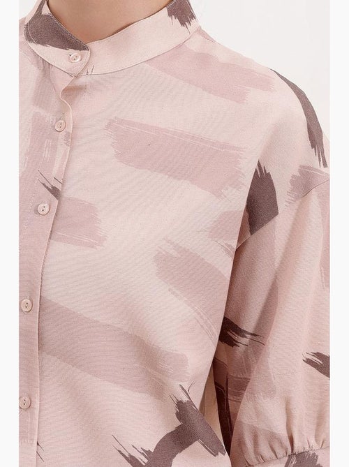 Camicia oversize con fantasia bdart - Kiabi Camicia oversize con fantasia bdart - Kiabi