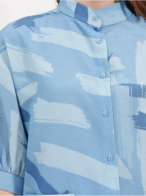 Camicia oversize con fantasia bdart - Kiabi Camicia oversize con fantasia bdart - Kiabi