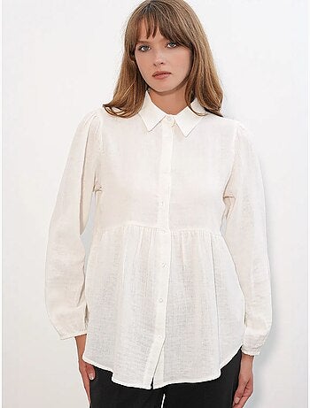 Camicia oversize in cotone a maniche lunghe bdart