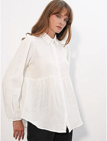 Camicia oversize in cotone a maniche lunghe bdart