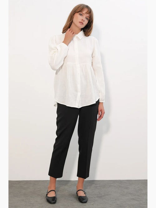 Camicia oversize in cotone a maniche lunghe bdart - Kiabi