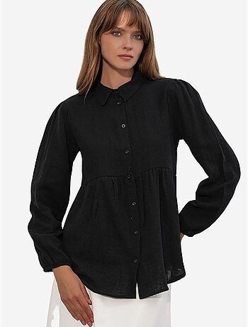 Camicia oversize in cotone a maniche lunghe bdart