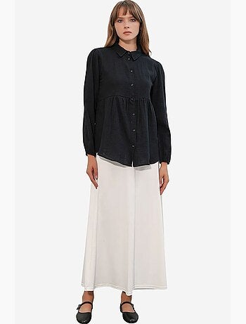 Camicia oversize in cotone a maniche lunghe bdart