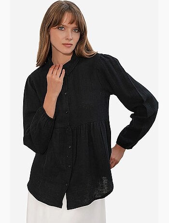 Camicia oversize in cotone a maniche lunghe bdart