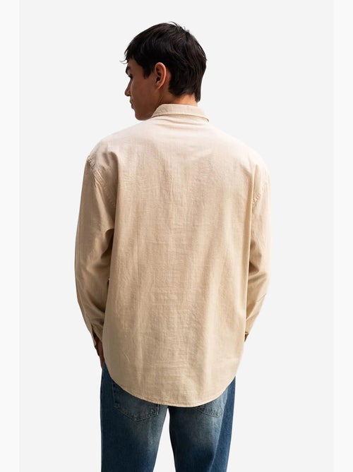 Camicia oversize in cotone con bottoni giesto - Kiabi Camicia oversize in cotone con bottoni giesto - Kiabi