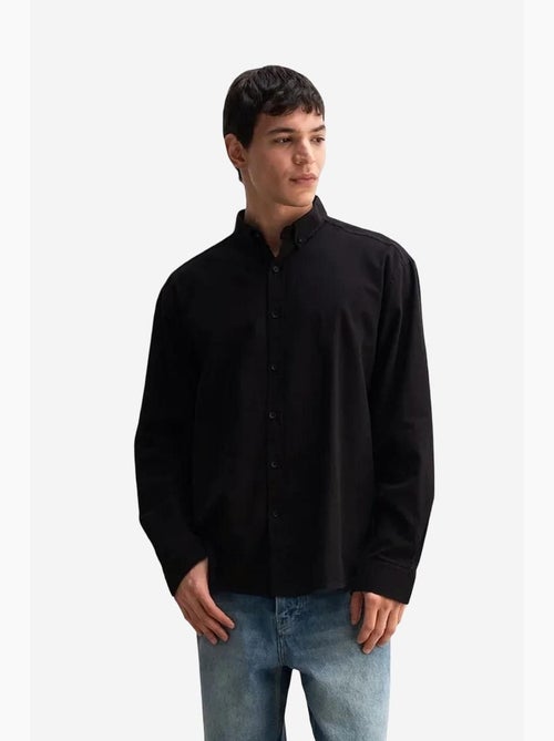 Camicia oversize in cotone con bottoni giesto - Kiabi Camicia oversize in cotone con bottoni giesto - Kiabi