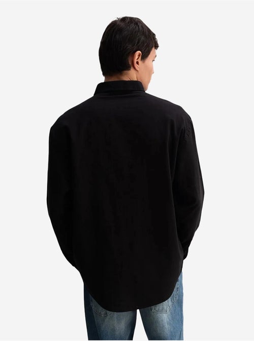 Camicia oversize in cotone con bottoni giesto - Kiabi Camicia oversize in cotone con bottoni giesto - Kiabi