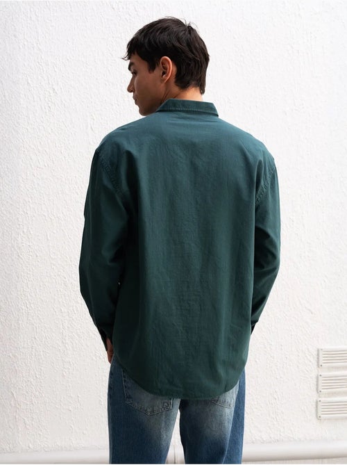 Camicia oversize in cotone con bottoni giesto - Kiabi Camicia oversize in cotone con bottoni giesto - Kiabi