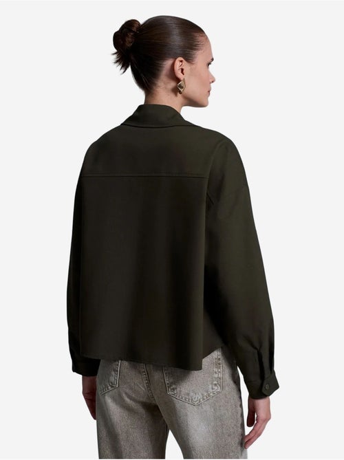 Camicia oversize in crêpe con abbottonatura frontale dilvin - Kiabi Camicia oversize in crêpe con abbottonatura frontale dilvin - Kiabi