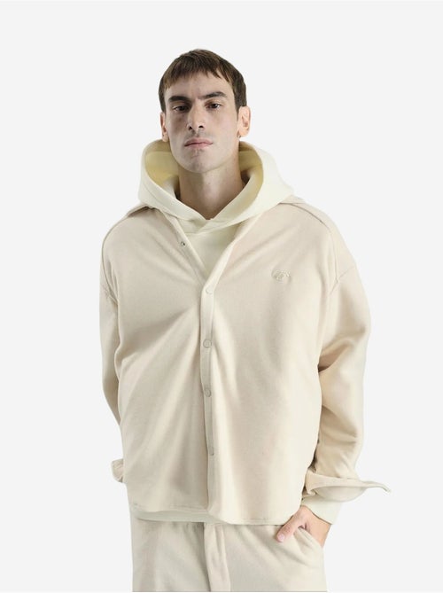 Camicia oversize in peluche con chiusura a bottoni a pressione giesto - Kiabi Camicia oversize in peluche con chiusura a bottoni a pressione giesto - Kiabi