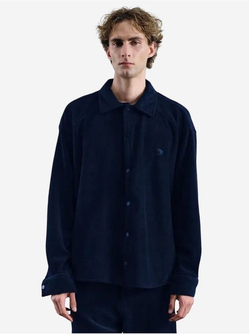 Camicia oversize in peluche con chiusura a bottoni a pressione giesto - Kiabi Camicia oversize in peluche con chiusura a bottoni a pressione giesto - Kiabi