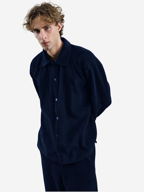 Camicia oversize in peluche con chiusura a bottoni a pressione giesto - Kiabi Camicia oversize in peluche con chiusura a bottoni a pressione giesto - Kiabi