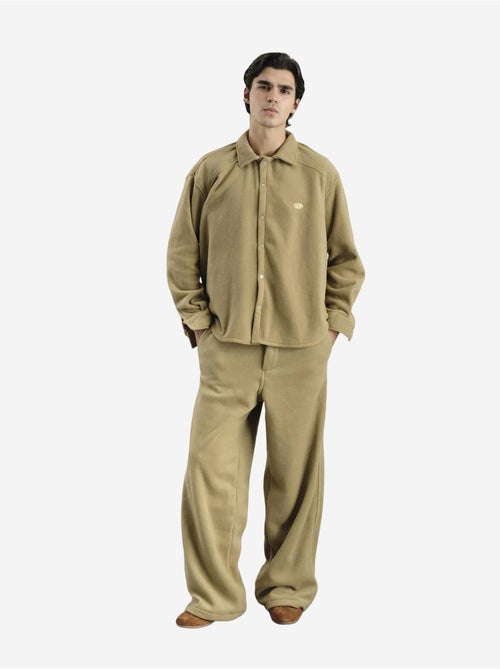Camicia oversize in peluche con chiusura a bottoni a pressione giesto - Kiabi Camicia oversize in peluche con chiusura a bottoni a pressione giesto - Kiabi