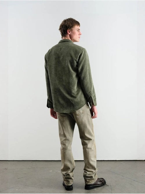 Camicia oversize in velluto a coste a maniche lunghe con bottoni giesto - Kiabi Camicia oversize in velluto a coste a maniche lunghe con bottoni giesto - Kiabi
