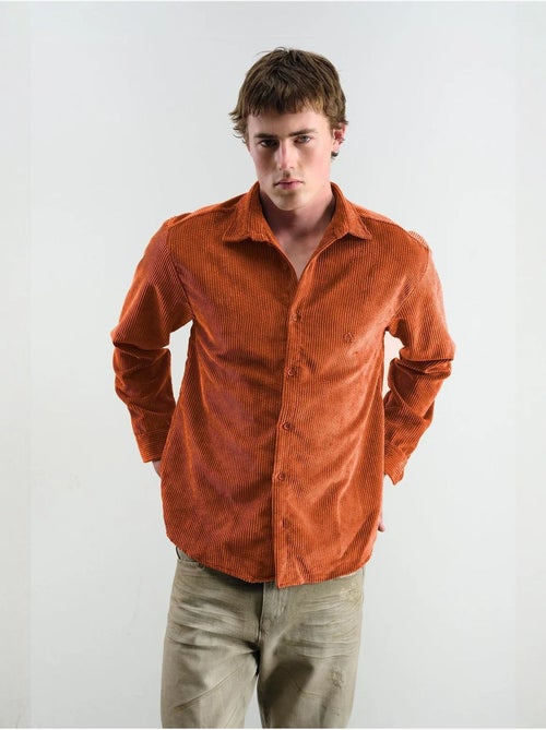 Camicia oversize in velluto giesto - Kiabi Camicia oversize in velluto giesto - Kiabi