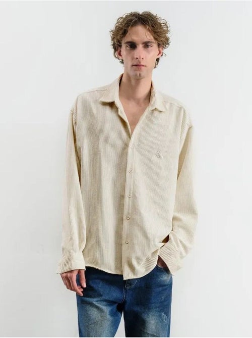 Camicia oversize in velluto giesto - Kiabi Camicia oversize in velluto giesto - Kiabi