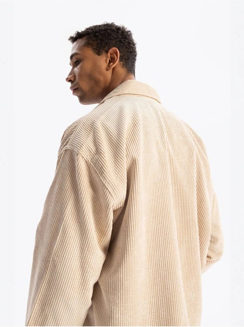 Camicia oversize in velluto giesto - Kiabi Camicia oversize in velluto giesto - Kiabi