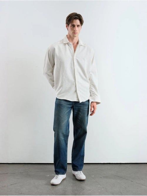 Camicia oversize in velluto giesto - Kiabi Camicia oversize in velluto giesto - Kiabi