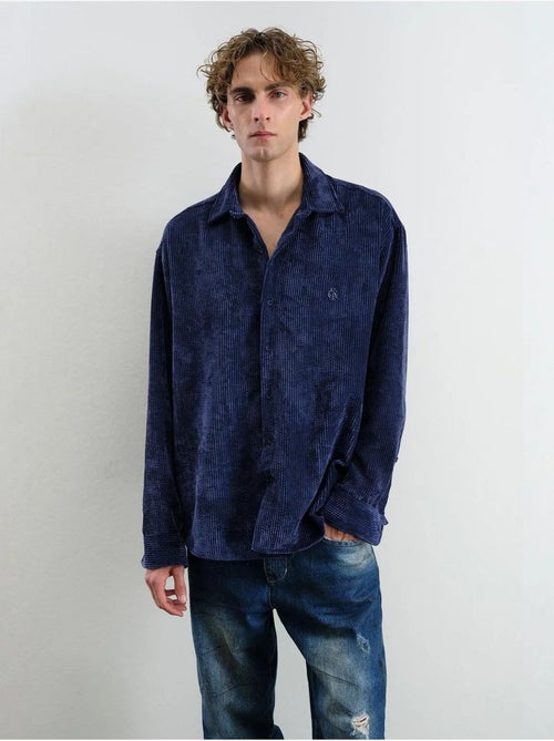 Camicia oversize in velluto giesto - Kiabi Camicia oversize in velluto giesto - Kiabi