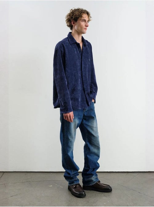 Camicia oversize in velluto giesto - Kiabi Camicia oversize in velluto giesto - Kiabi