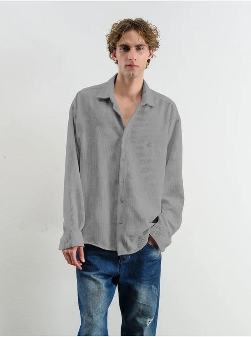 Camicia oversize in velluto giesto - Kiabi Camicia oversize in velluto giesto - Kiabi