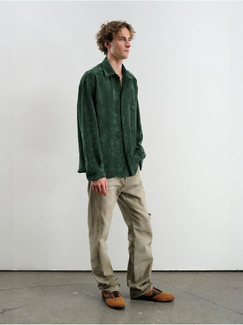 Camicia oversize in velluto giesto - Kiabi Camicia oversize in velluto giesto - Kiabi