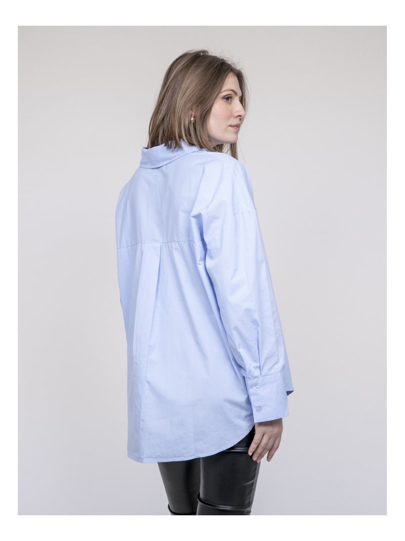 Camicia oversize OPALIA Blu cielo - Kiabi