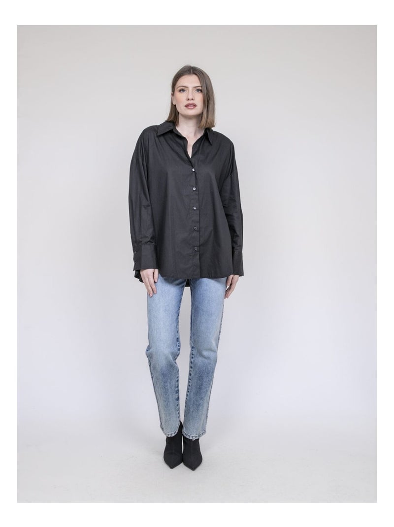 Camicia oversize OPALIA Nero - Kiabi