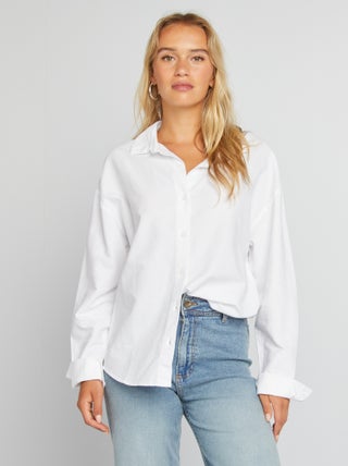 Camicia oversize oxford