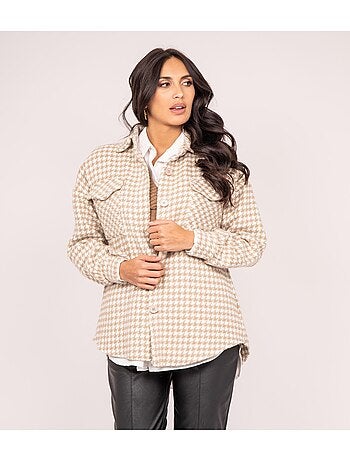 Camicia oversize principe di Galles UVEL