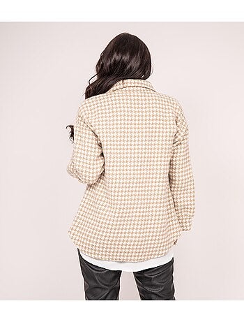 Camicia oversize principe di Galles UVEL