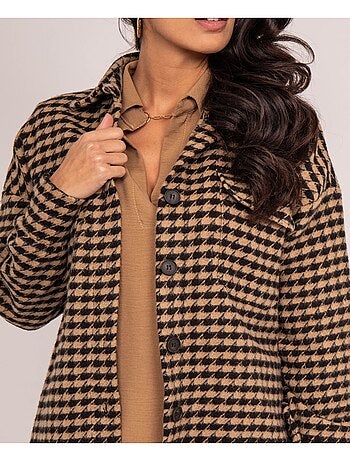 Camicia oversize principe di Galles UVEL
