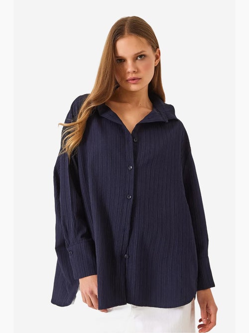 Camicia oversize testurizzata lucci - Kiabi Camicia oversize testurizzata lucci - Kiabi