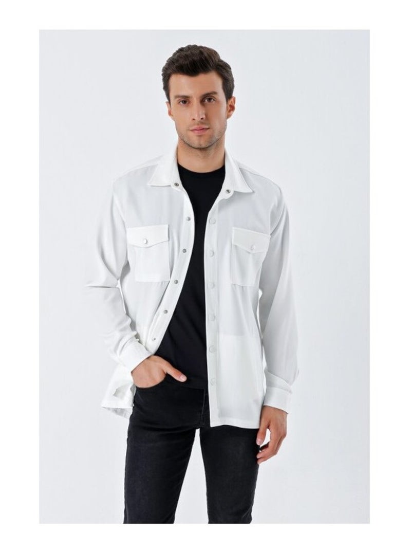 Camicia oversize uomo Bianco - Kiabi