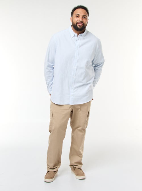 Camicia oxford a righe - Kiabi