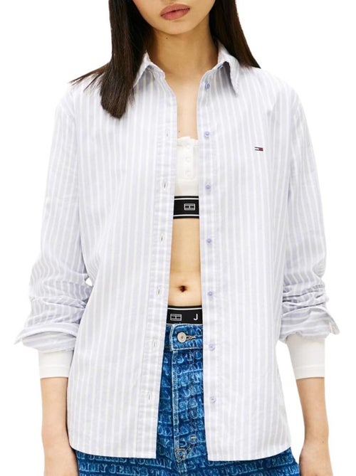 Camicia Oxford a Righe da Donna Tommy Hilfiger - Kiabi Camicia Oxford a Righe da Donna Tommy Hilfiger - Kiabi